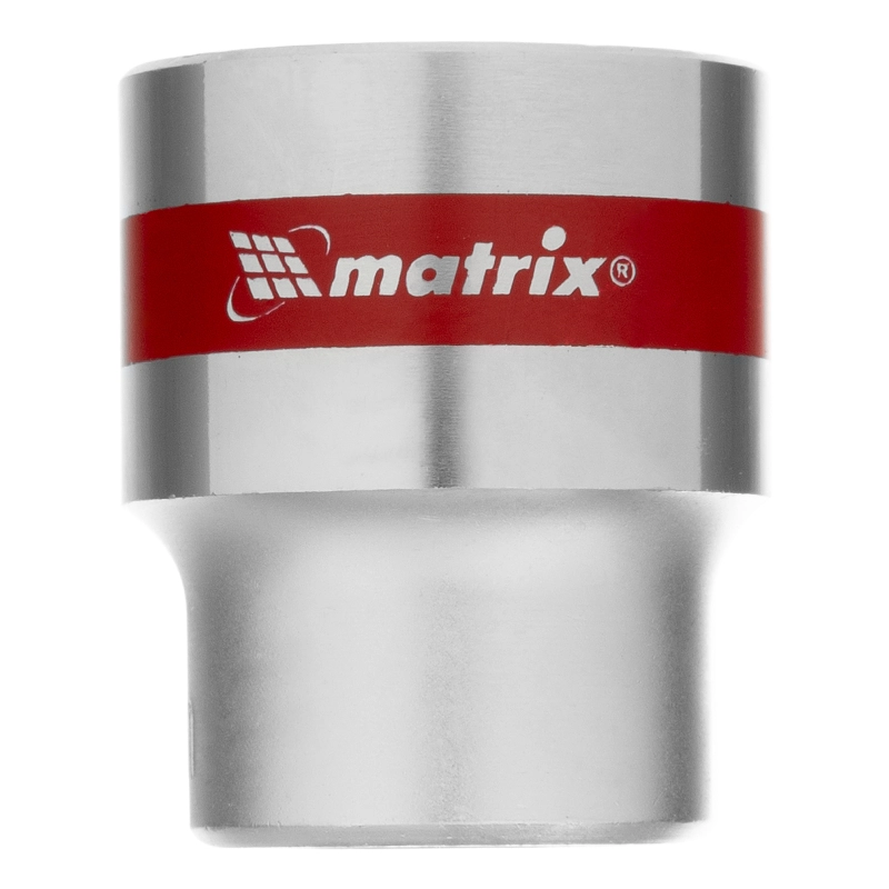 Головка торцевая, 24 мм, двенадцатигранная, CrV, под квадрат 1/2, хромированная Matrix (13693)