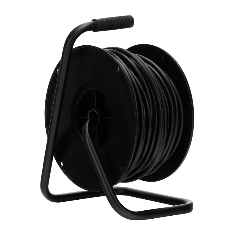 Удлинитель силовой на кабельной катушке, ПВС, 50 м, 4 розетки, 16А, тип УХз16, Сибртех (96046)