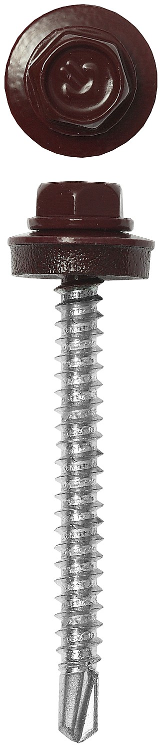 ЗУБР СКД 3005, 35 х 4.8 мм, тем.-красн., 1800 шт, кровельный саморез, Профессионал (4-300310-48-035-3005)