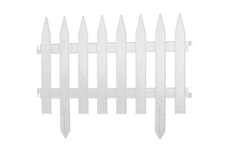 Забор декоративный "Рейка", 28 х 300 см, белый, Palisad (65004)