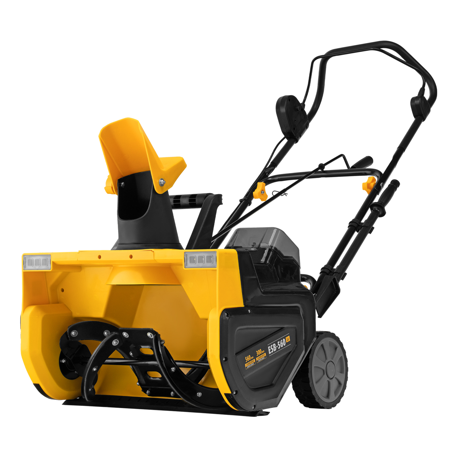Снегоуборочная машина аккумуляторная, ESB-560Li, 560 мм, 40В, 2 АКБ 5 Ач, ЗУ, метал. шнек Denzel (97639)
