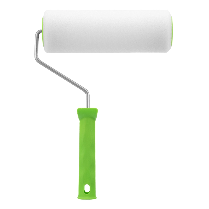 Валик "Поролон" с ручкой, 200 мм, D 48 мм, D ручки 6 мм Сибртех (80103)