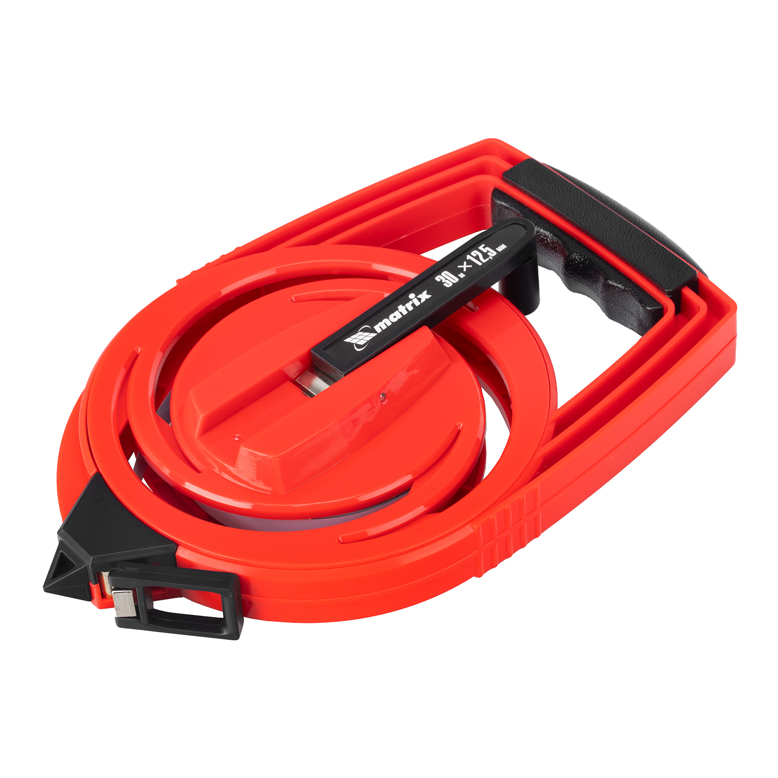 Рулетка геодезическая, 30 м х 12,5 мм, металлическая лента, закрытый корпус Matrix (31224)