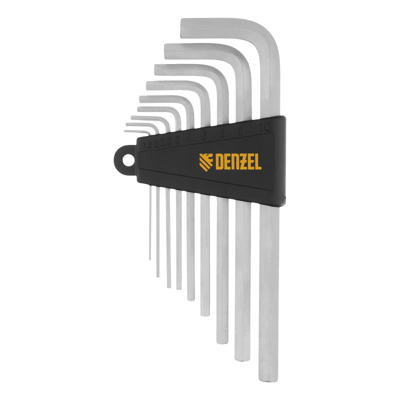 Набор инструментов, 1/2", 1/4", CrV, S2, пластиковый кейс, 100 предметов Denzel (15803)