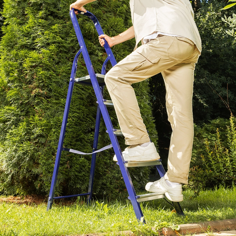 Стремянка, 5 ступеней, стальная, Сибртех (97845)