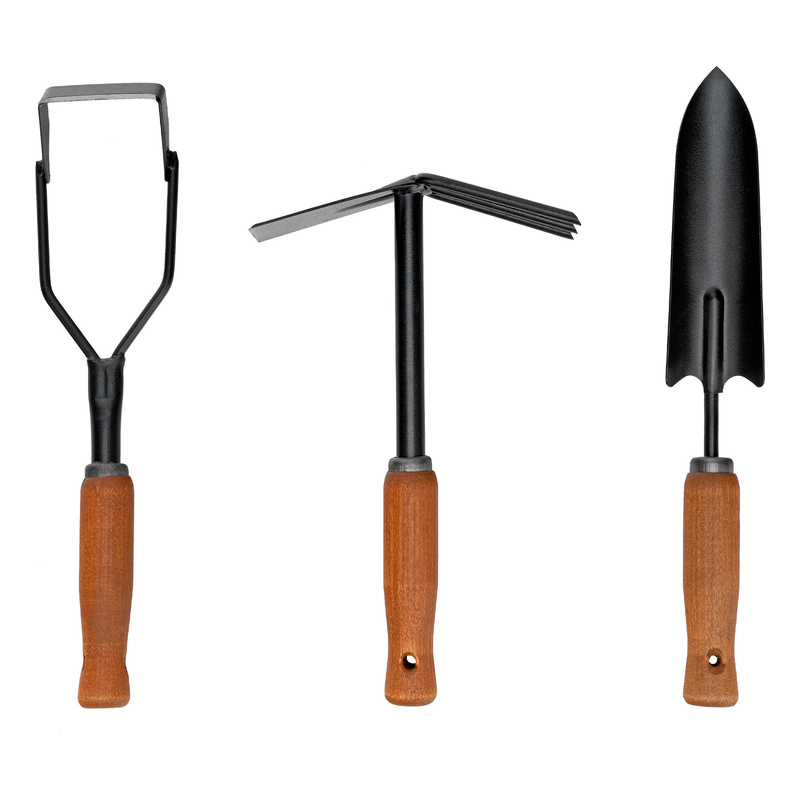 Набор садового инструмента, деревянные рукоятки, 3 предмета Palisad (629117)