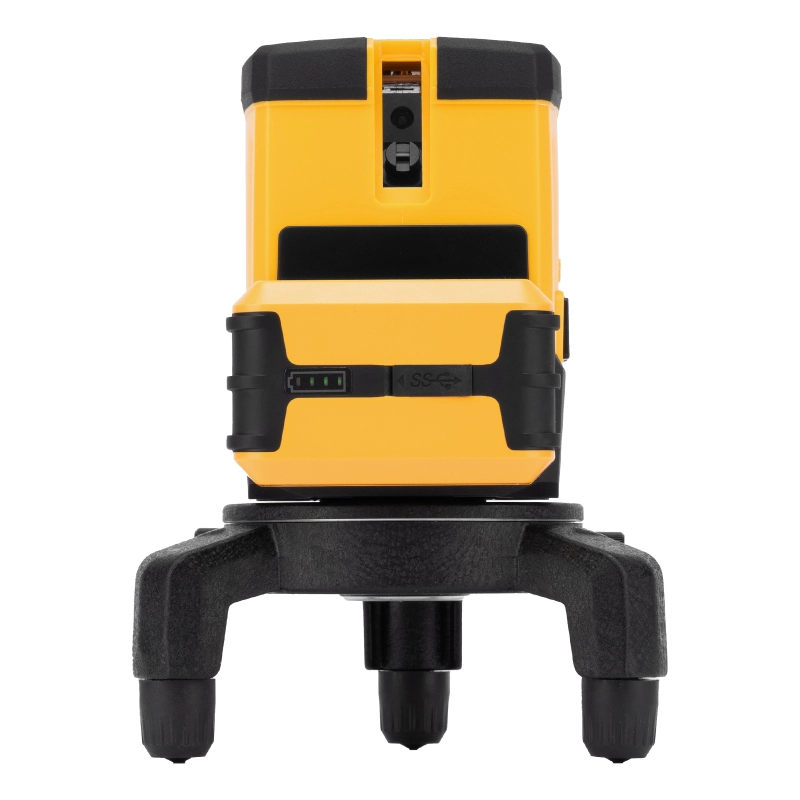 Лазерный уровень LX 05 Red, 20 м, 635 нм, аккумулятор Li 5200 mAh, резьба 5/8" Denzel (35071)