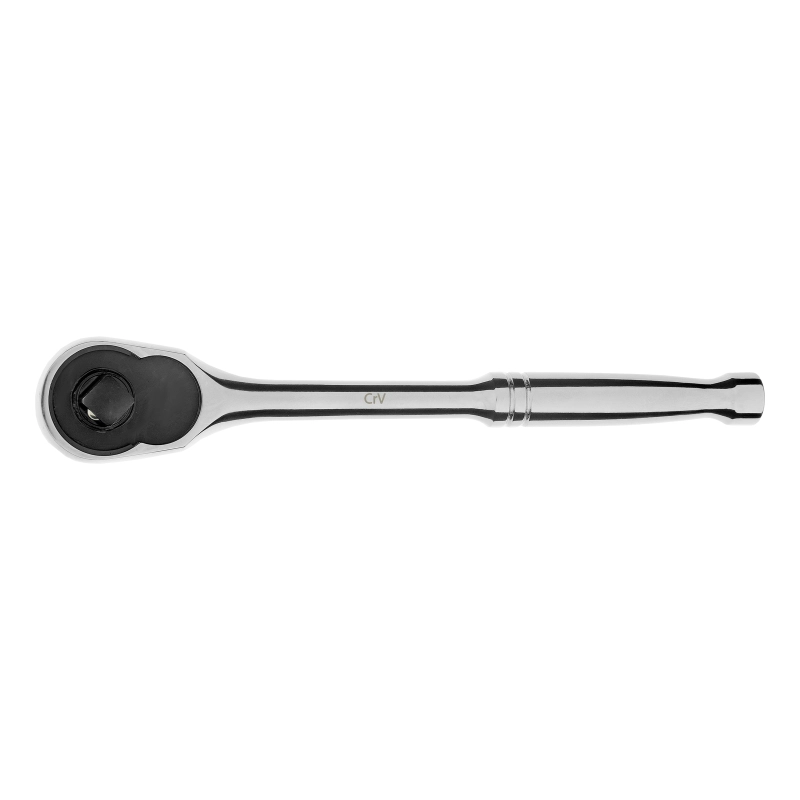 Ключ-трещотка 3/8", CrV, 120 зубьев, цельнометаллический, хром Gross (14051)