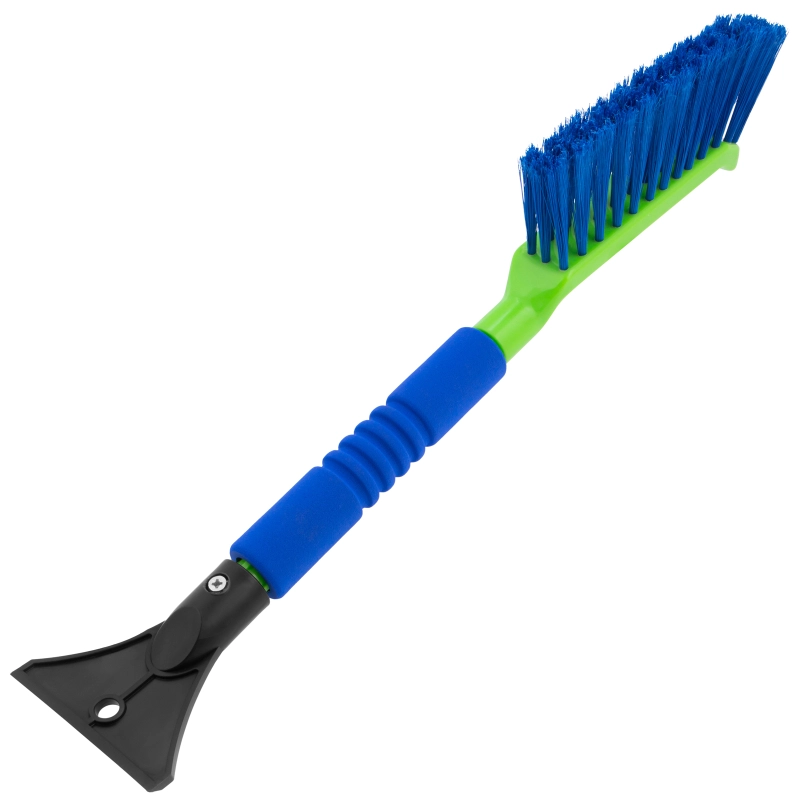 Щетка-сметка для снега со скребком, мягкая рукоятка, 425 мм Сибртех (55315)