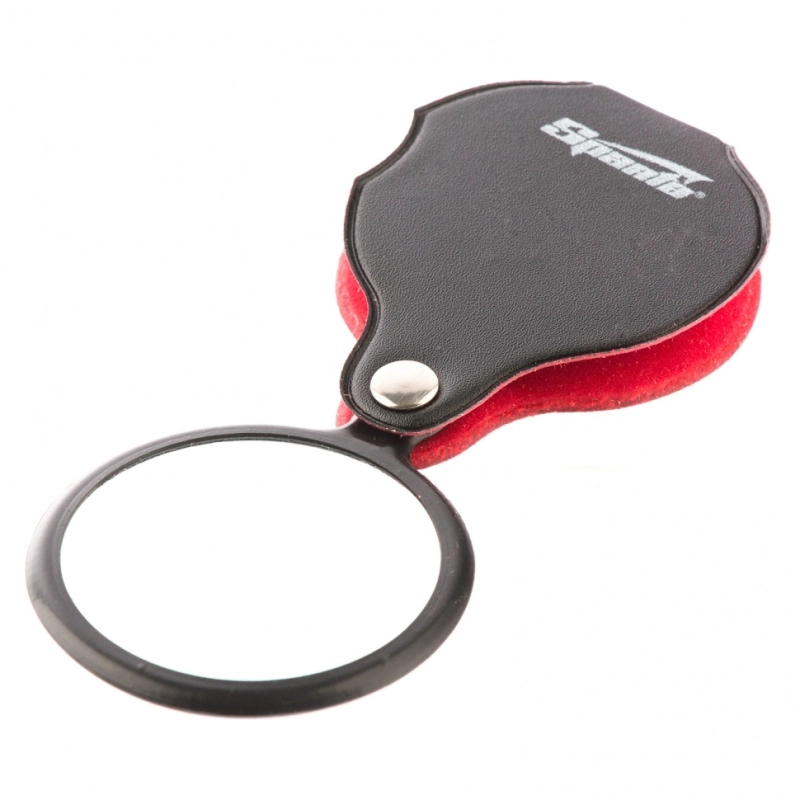 Лупа 2.5 кратная, D 50 мм, складная карманная Sparta (914705)