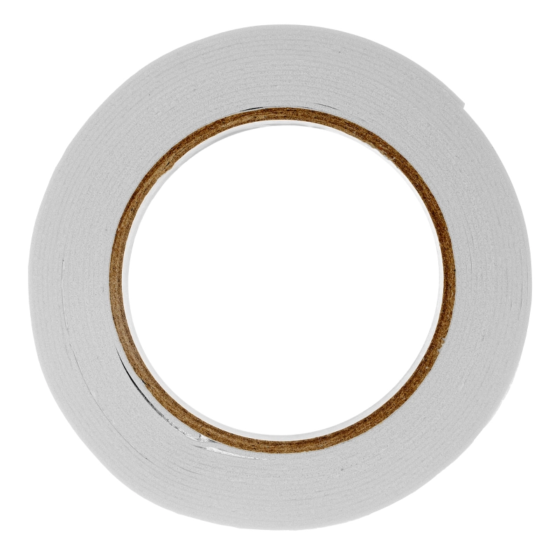 Лента клейкая на вспененной основе, двусторонняя белая 25 мм х 5 м Matrix (89081)