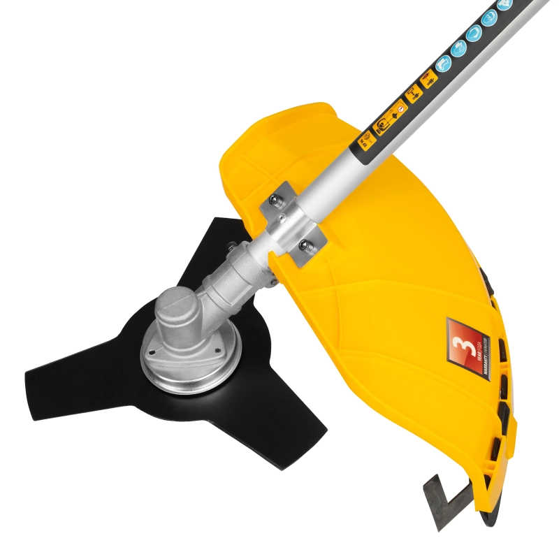 Триммер электрический TE-1400, 1400 Вт, 420 мм, катушка + диск, разборная штанга Denzel (96612)