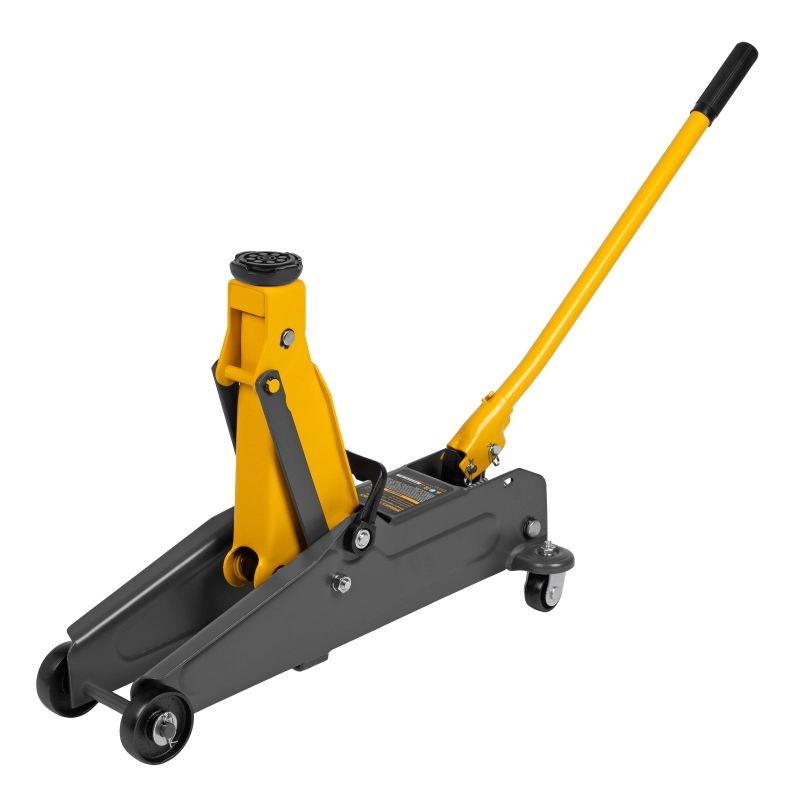 Домкрат гидравлический подкатной, 2 т, 135-385 мм Denzel (51230)