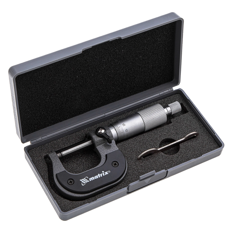 Микрометр механический,0-25 мм Matrix (317255)