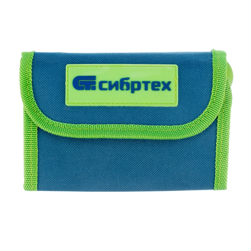 Отвертка реверсивная с набором бит и торцевых головок, 25 шт, CrV, чехол Сибртех (13376)