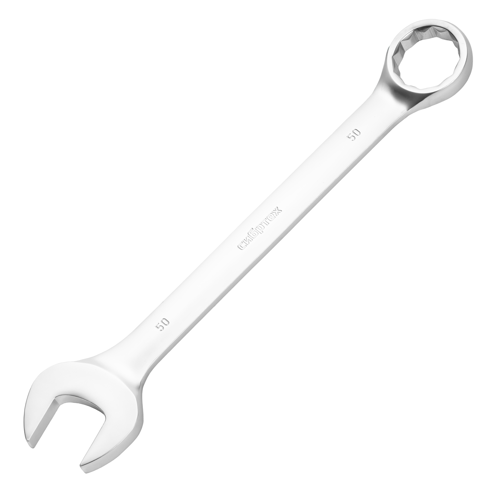 Ключ комбинированный 50мм, никелированный Сибртех (14928)
