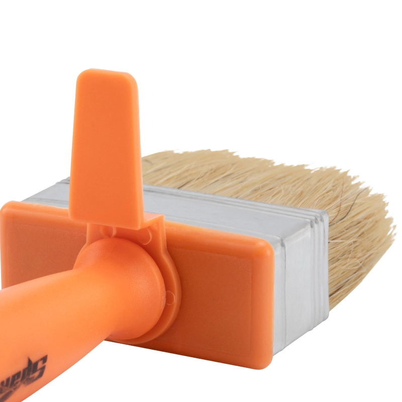 Кисть-ракля, 30 х 70 мм, натуральная щетина, пластмассовый корпус, пластмассовая ручка Sparta (841015)