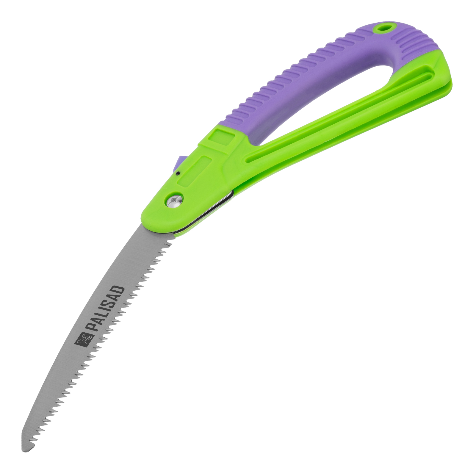 Пила садовая складная,175 мм, пластиковая обрезиненная рукоятка, защитная кулиса, Palisad (60411)