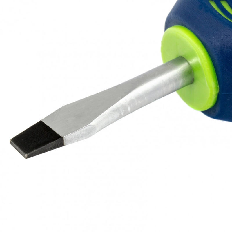 Отвертка, SL6 х 38 мм, CrV, двухкомпонентная рукоятка Сибртех (11853)