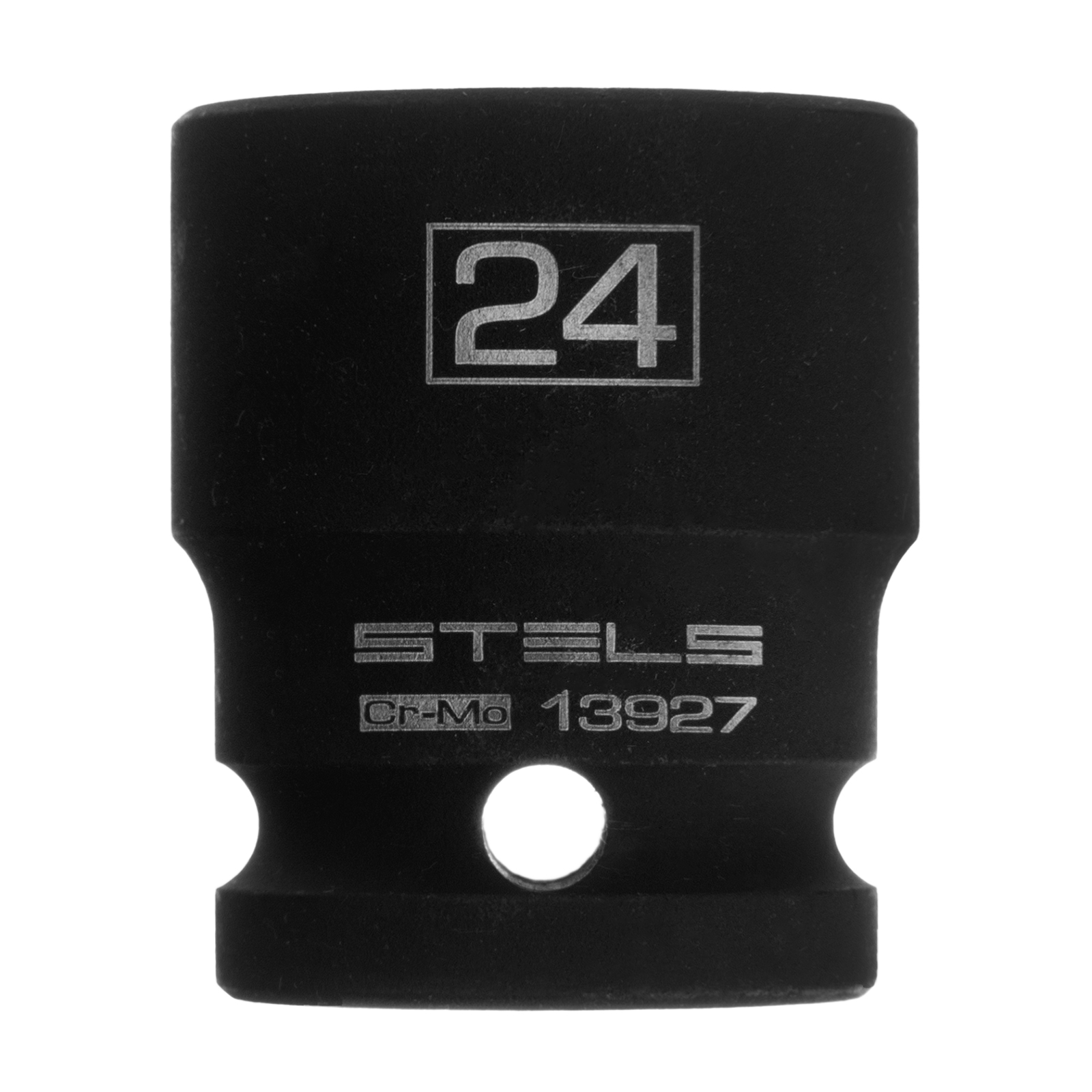 Головка ударная шестигранная, 24 мм, 1/2, CrMo Stels (13927)
