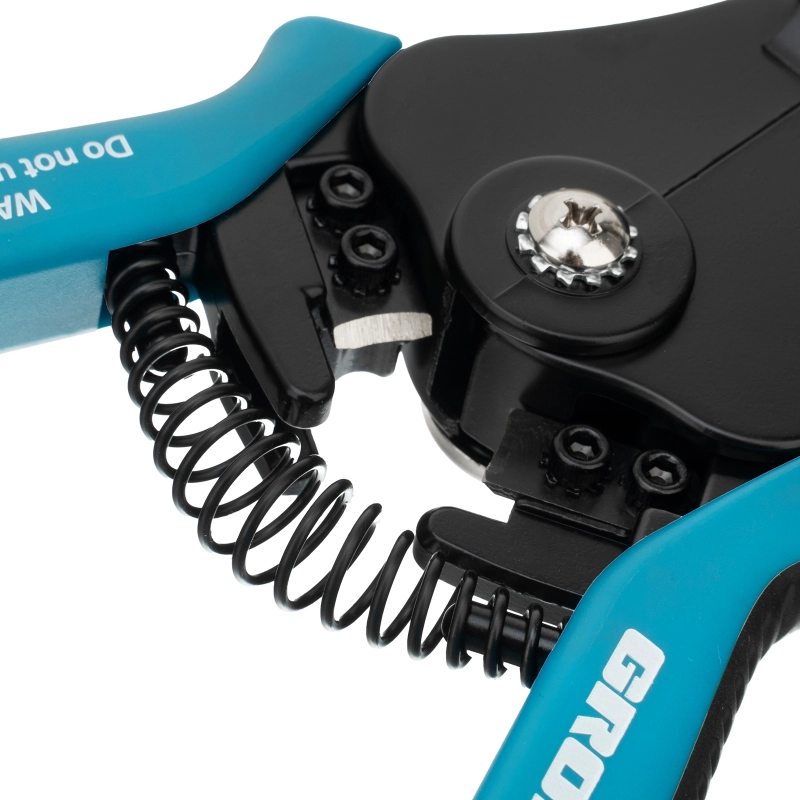 Щипцы для зачистки электропроводов 0.5, 1.0, 1.5, 2.5, 4.0, 8.0 мм/кв (8-22AWG) лезвие SK5 Gross (17721)