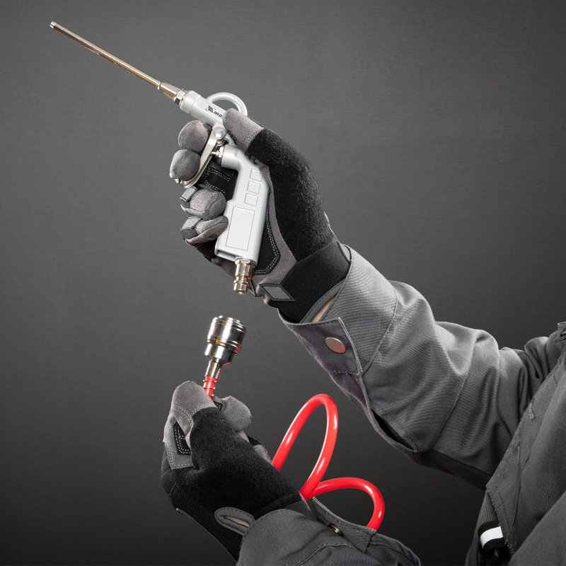 Шланг спиральный воздушный, 15 м, с быстросъемными соединениями Matrix (57006)