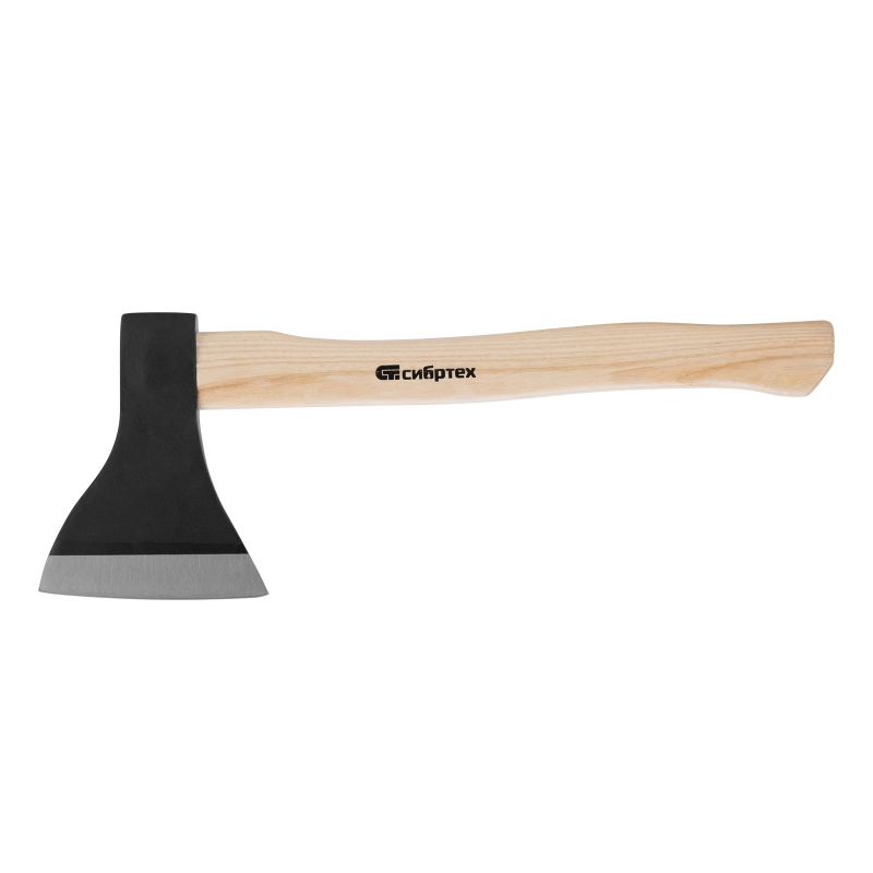 Топор ТП11-10, 1000 г, в сборе, кованый, деревянное топорище Сибртех (21621)