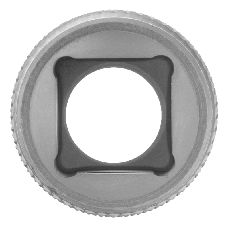 Головка торцевая, 17 мм, двенадцатигранная, CrV, под квадрат 1/2, хромированная Stels (13662)