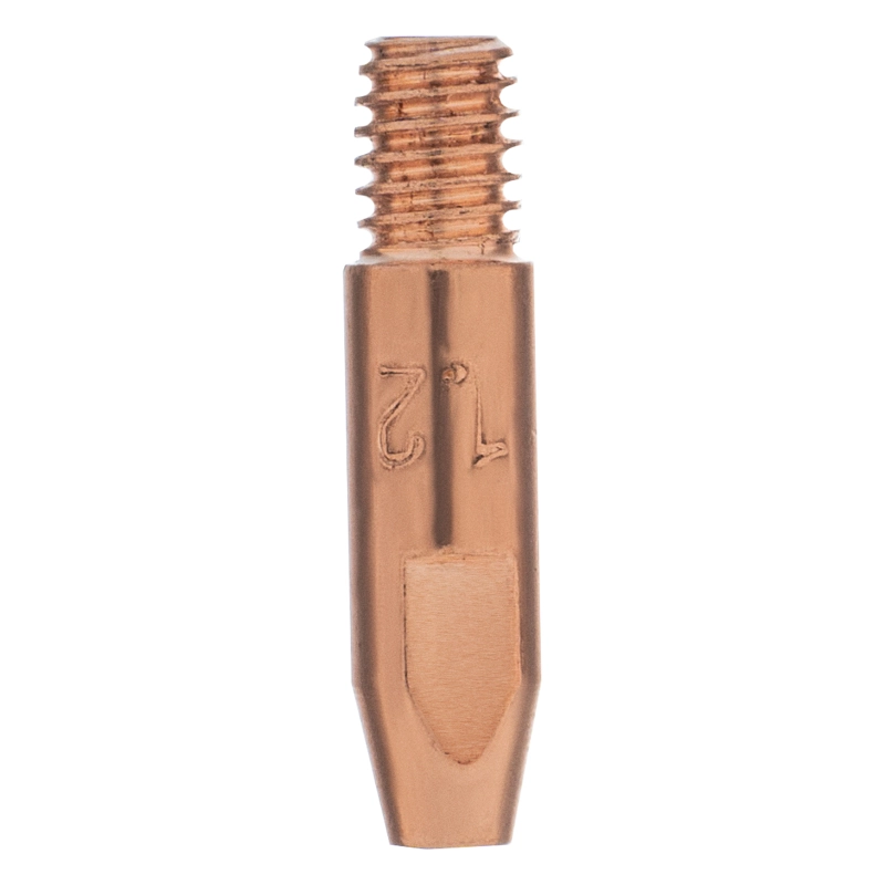 Токосъемный наконечник под проволоку 1,2 мм, М6х28, E-CU, 20 шт для MIG горелки тип 24 Denzel (93648)