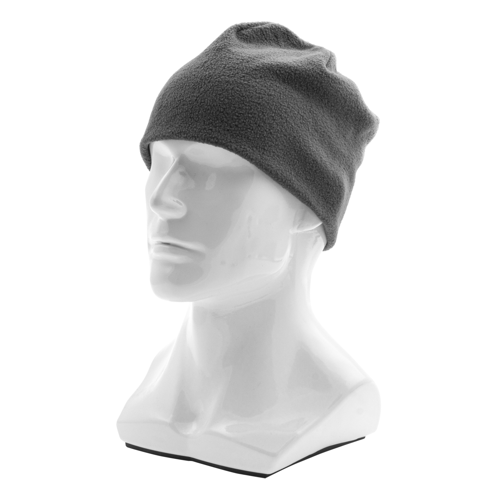 Шапка из флиса для взрослых, размер 56-57, серая Сибртех (68804)