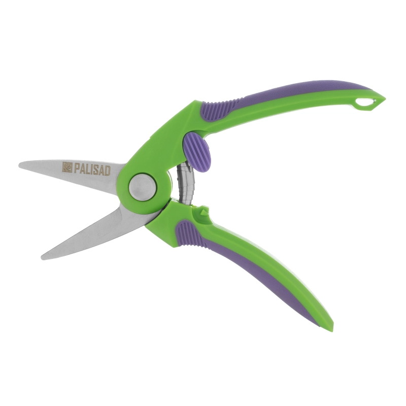 Секатор цветочный, 220 мм, двухкомпонентные рукоятки, Palisad (60487)