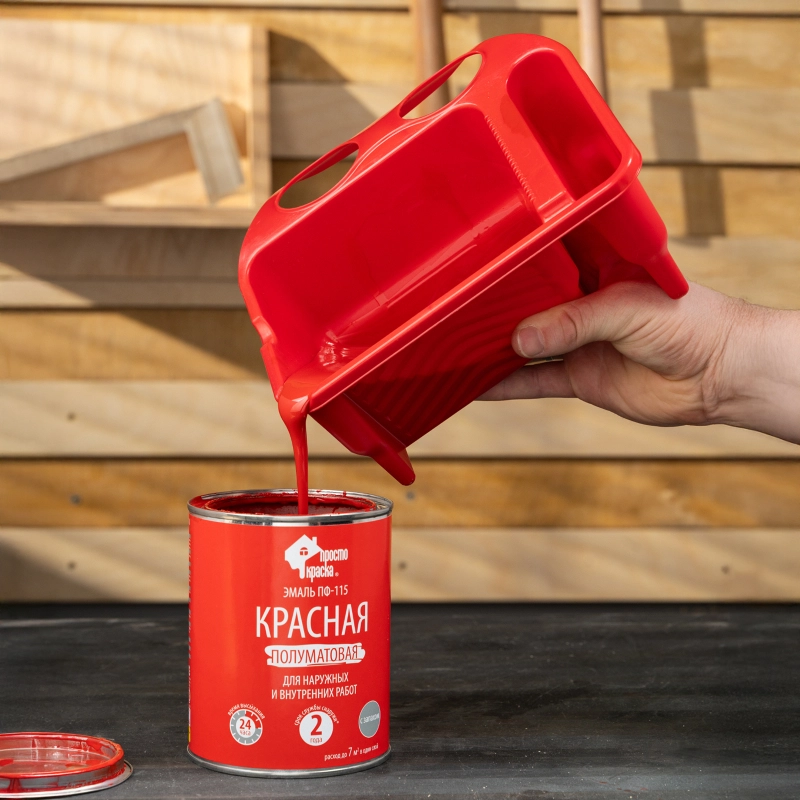 Кювета пластмассовая для кистей и мини-валиков, ручная, многофункциональная, 210 х 180 х 90 мм Matrix (81485)