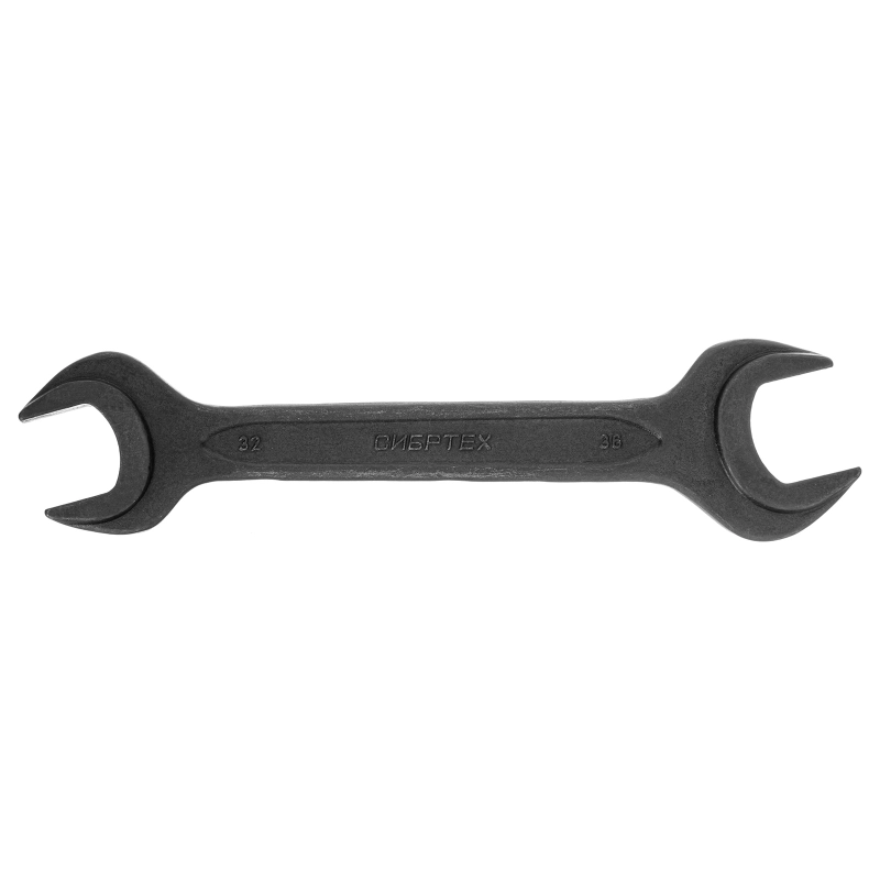 Ключ рожковый, 32 х 36 мм, CrV, фосфатированный Сибртех (14333)