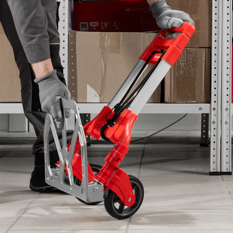 Тележка хозяйственная, складная, 2 колесная, грузоподъемность 70 кг Matrix (98206)