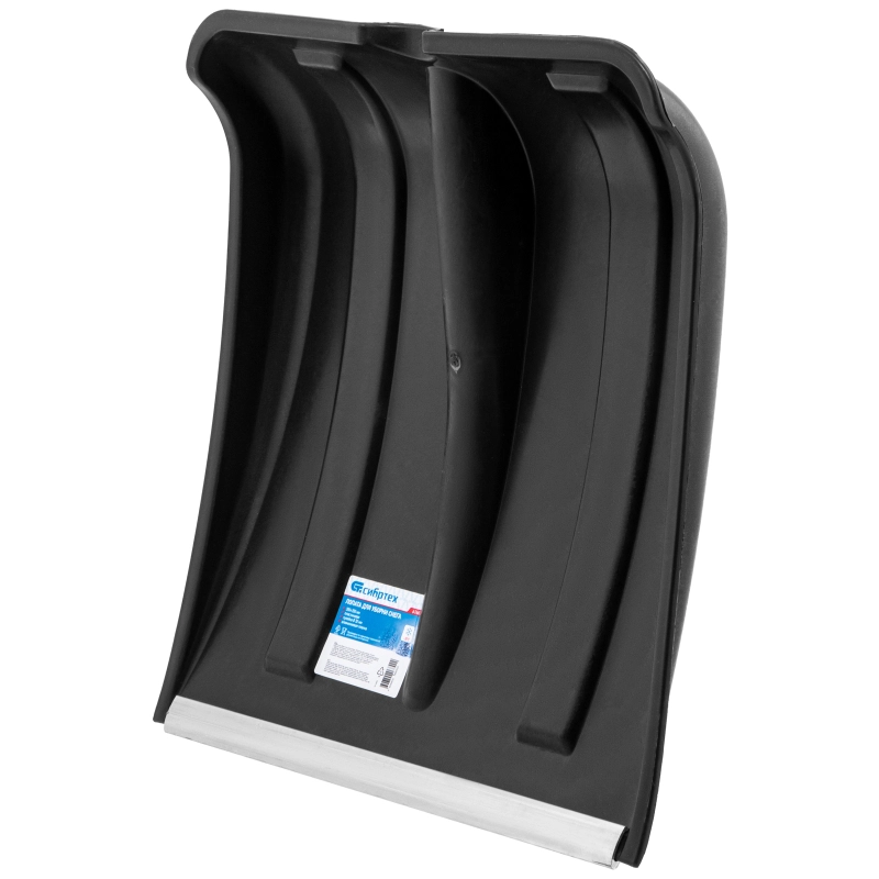 Лопата для уборки снега пластиковая, 350 х 350 мм, без черенка, Сибртех (61465)