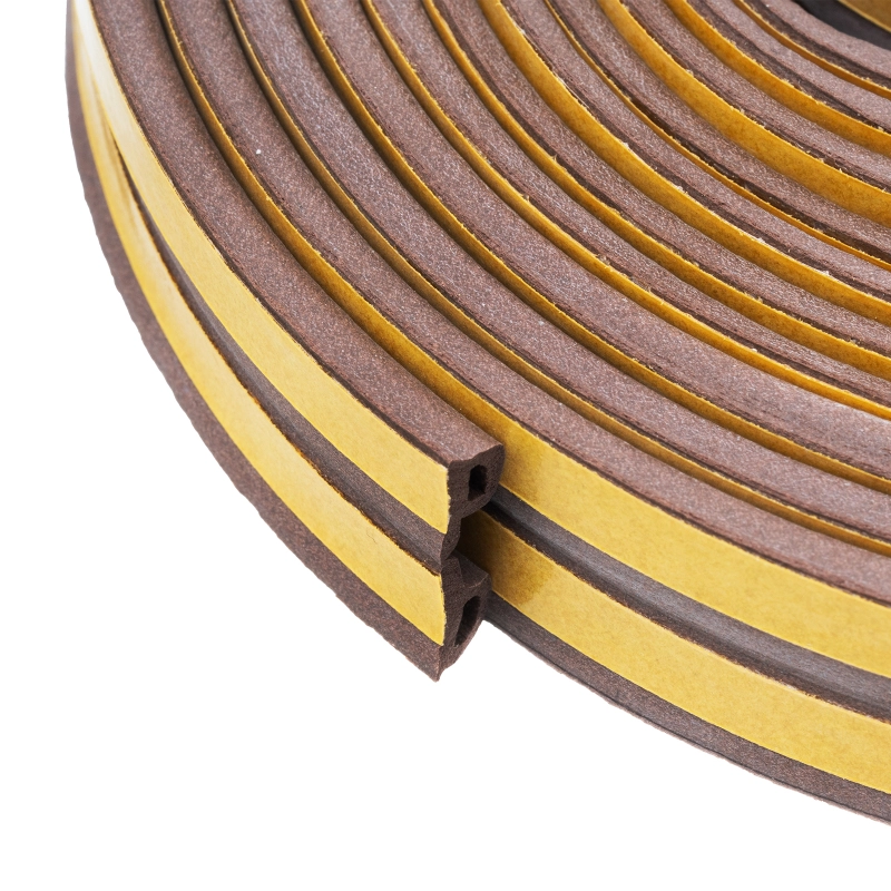 Уплотнитель, 24 м, профиль "P", коричневый Сибртех (93947)