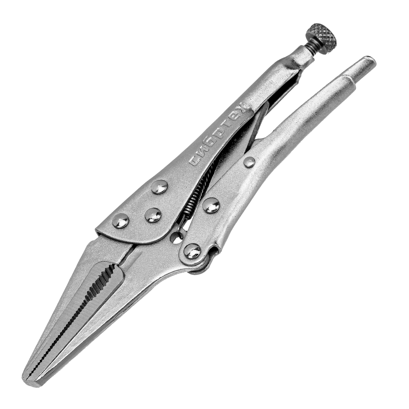 Зажим ручной, удлиненный захват, 170 мм Сибртех (18423)