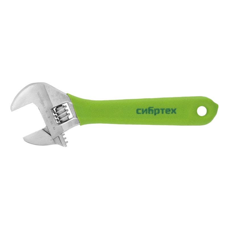 Ключ разводной, 150 мм, никелированный Сибртех (15524)