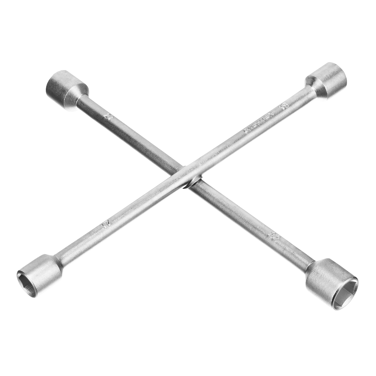 Ключ-крест баллонный, 17 х 19 х 21 х 22 мм, толщина 14 мм Сибртех (14257)