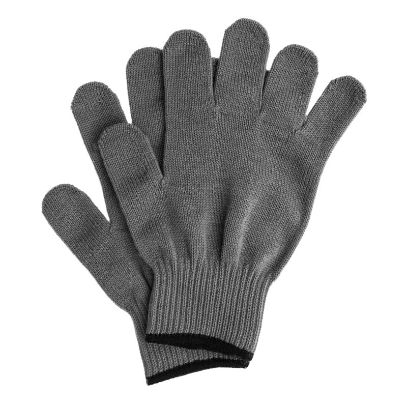 Перчатки трикотажные, акрил, серая туча, оверлок Сибртех (68652)