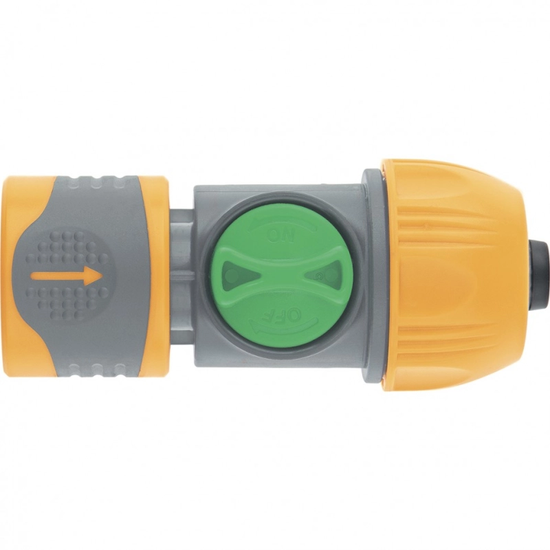 Соединитель быстросъемный унив. 1/2-3/4 с переключателем Palisad Luxe (66254)