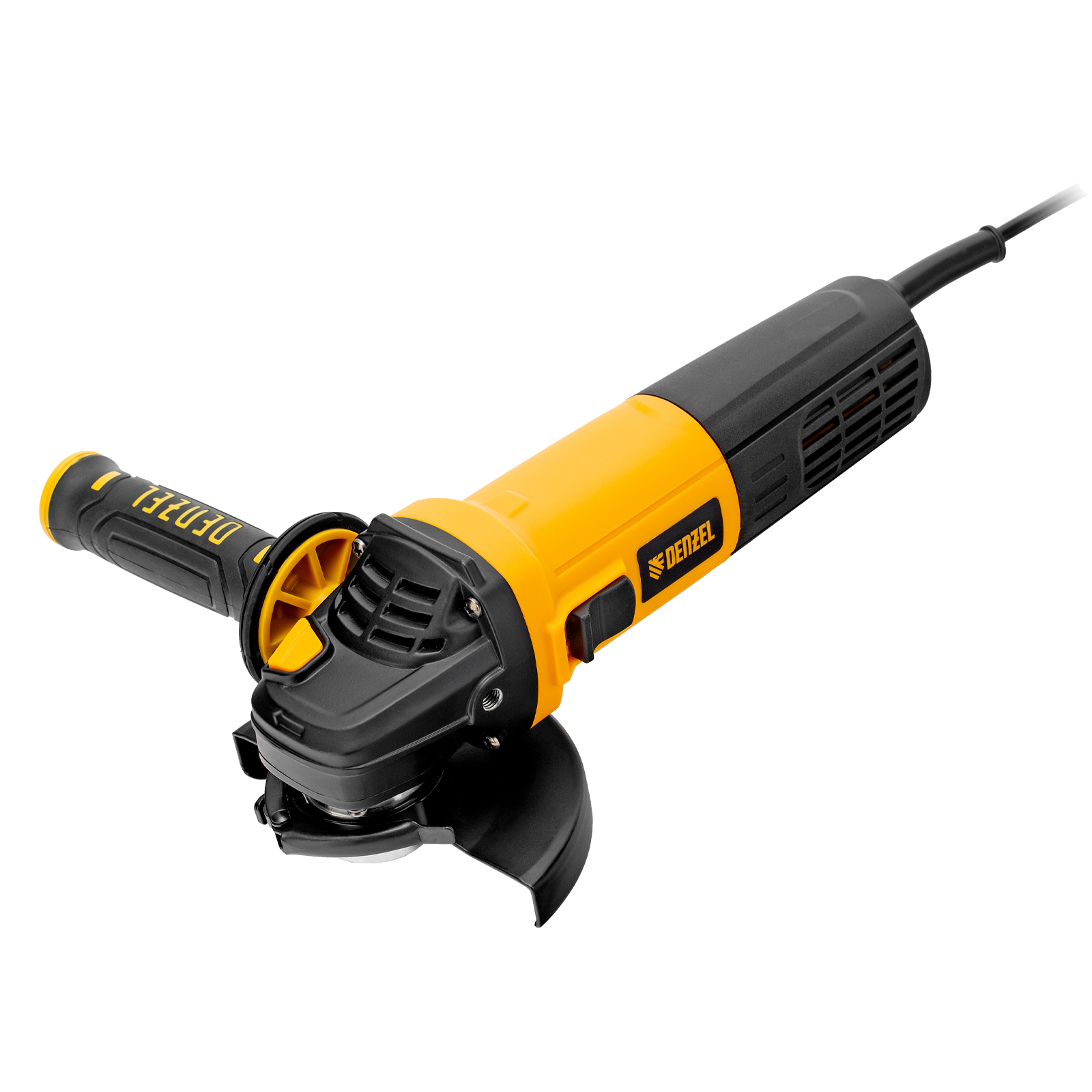 Машина шлифовальная угловая AG125-1500, 1500 Вт, 125 мм, 3000-11000 об/мин Denzel (26907)