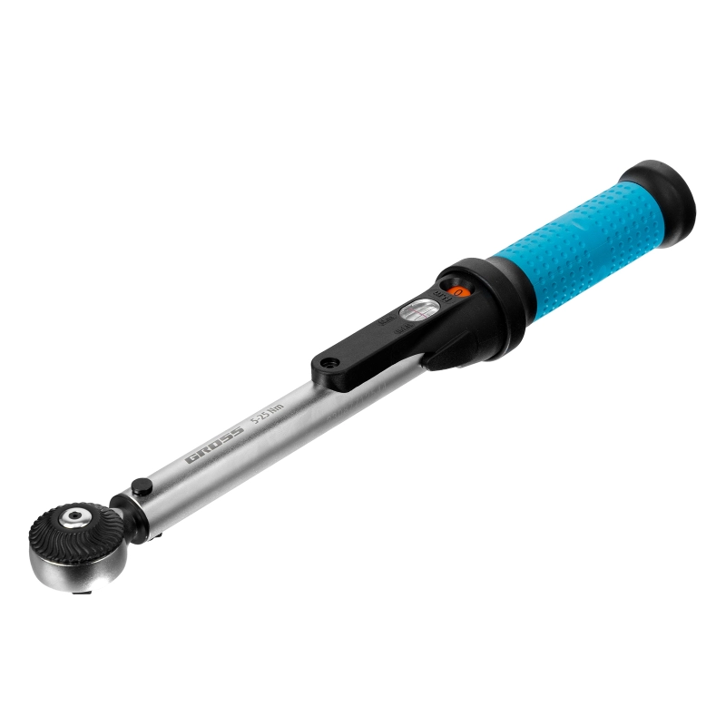 Ключ динамометрический, 5-25 Нм, 1/4", CrV  Gross (14180)