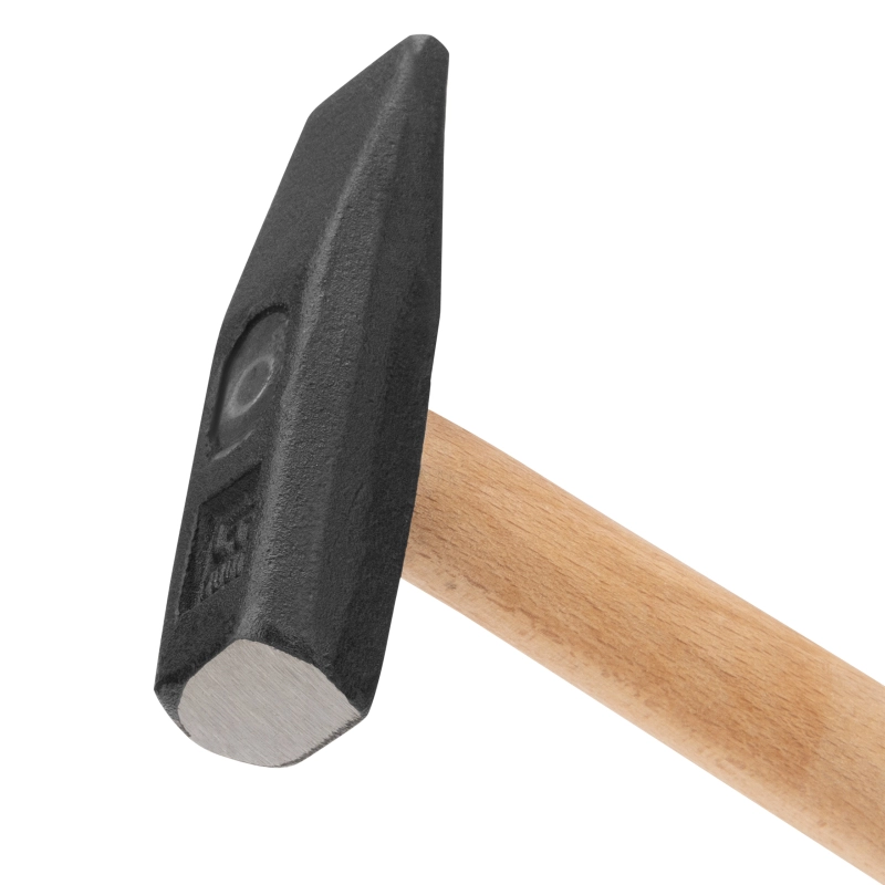 Молоток слесарный 200 г, квадратный боек, деревянная рукоятка Сибртех (10211)