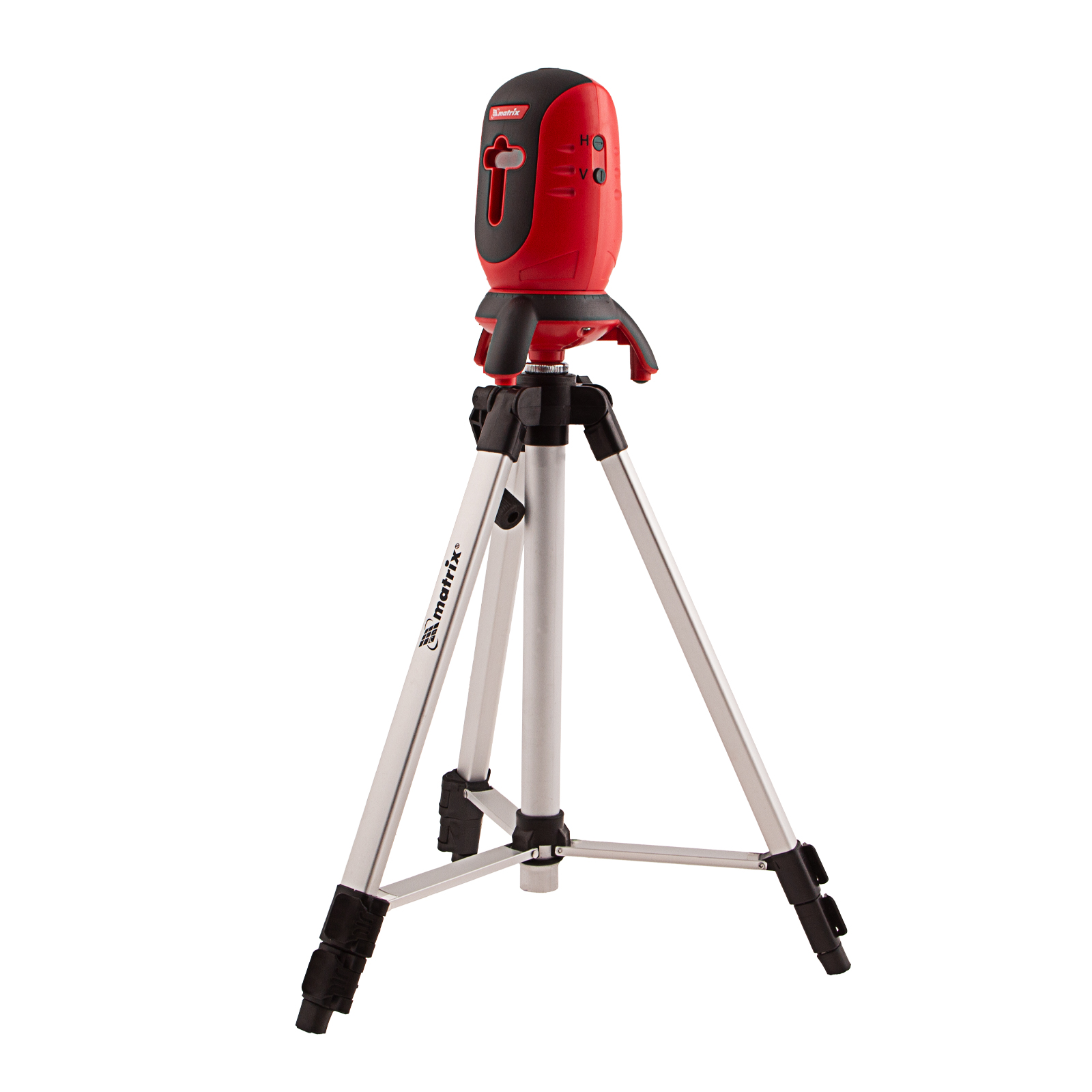 Лазерный уровень ML01T, дальность 10 м, точность ± 0,5 мм, / 1 м, длина волны 650 нм, проекция 1 вертикальная 1 горизонтальная плоскость, резьба под штатив 5/8", штатив в комплекте Matrix (35063)