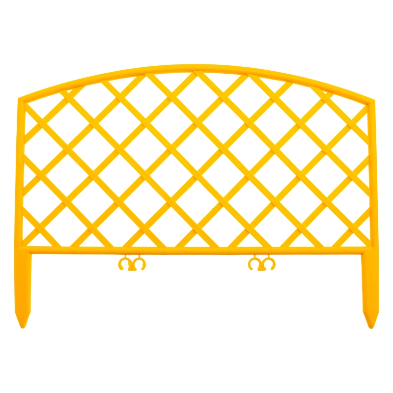 Забор декоративный "Сетка", 24 х 320 см, желтый, Palisad (65001)
