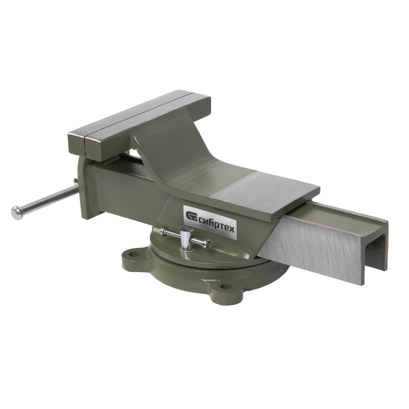 Тиски слесарные, 150 мм, стальные, поворотные Сибртех (18620)