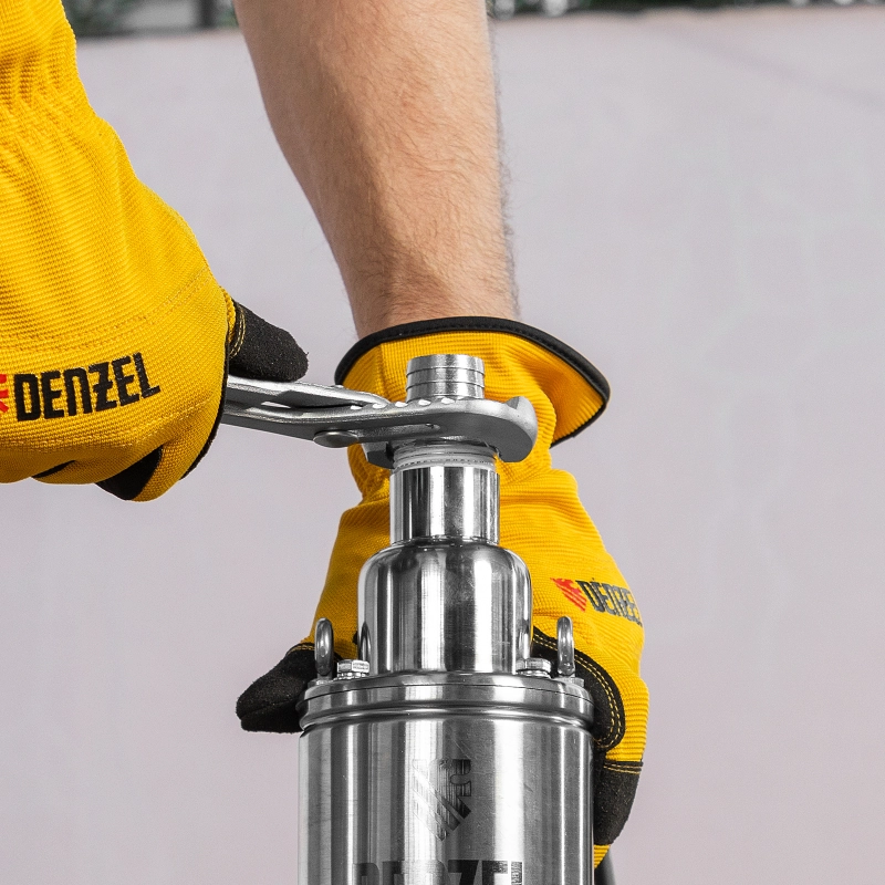 Скважинный насос DWS-4-100, винтовой, диаметр 4", 800 Вт, 1700 л/ч, напор 100 м Denzel (97252)