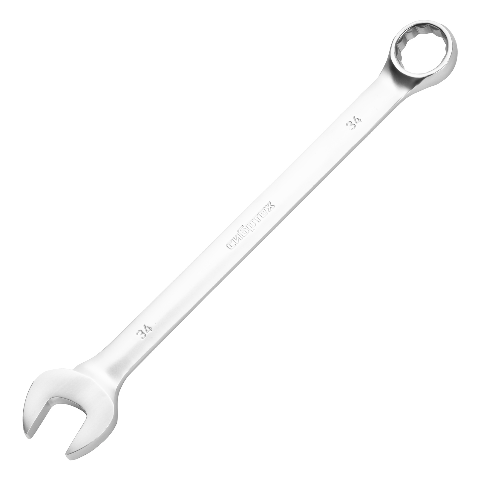 Ключ комбинированный 34мм, никелированный Сибртех (14923)