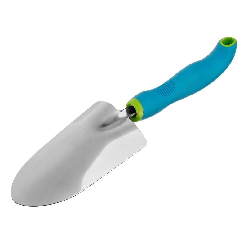 Совок посадочный широкий, 90 х 320 мм, нержавеющая сталь, двухкомпонентная рукоятка, Premium Plus, Palisad (62051)